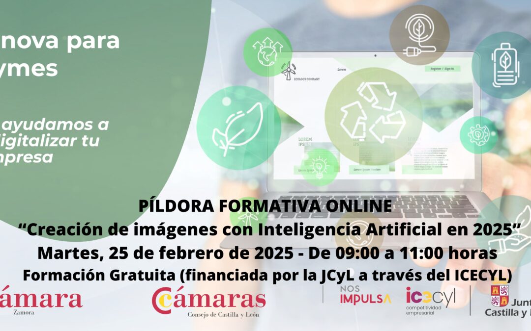 Píldora Formativa Online «Creación de imágenes con Inteligencia Artificial en 2025»