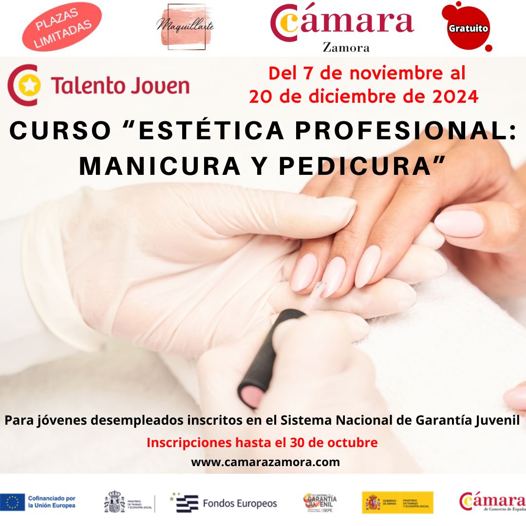 Curso Talento Joven Manicura y Pedicura