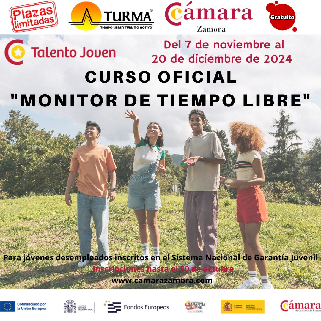 Curso Talento Joven Monitor de Tiempo Libre Noviembre