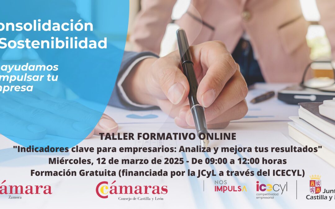 Taller Formativo Online “Indicadores clave para empresarios: Analiza y mejora tus resultados”