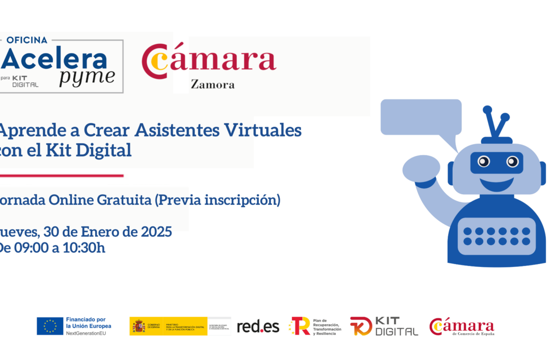 Jornada Online Gratuita: “Aprende a Crear Asistentes Virtuales con el Kit Digital”