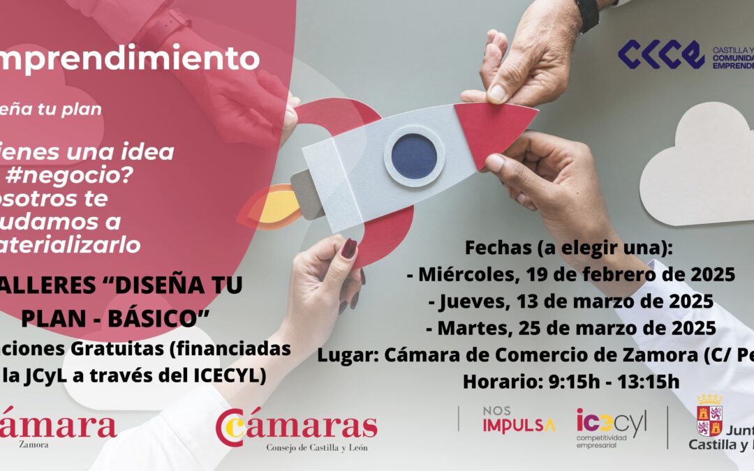 La Cámara de Comercio de Zamora y la Junta de Castilla y León potencian el emprendimiento en la provincia con formación y asesoramiento personalizado en marketing, finanzas y jurídico