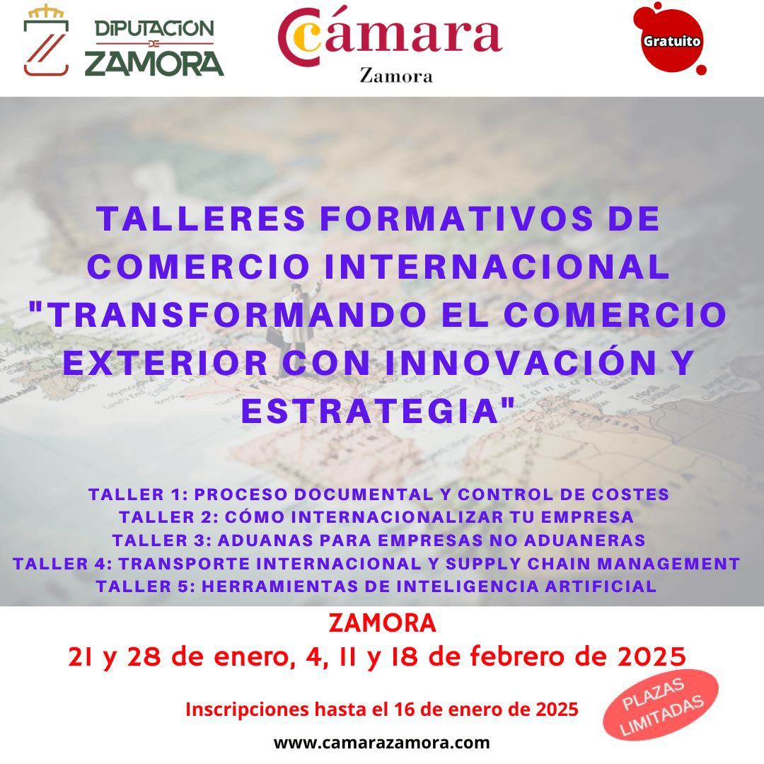 Talleres Formativos de Comercio Internacional Transformando el Comercio Exterior con Innovación y Estrategia